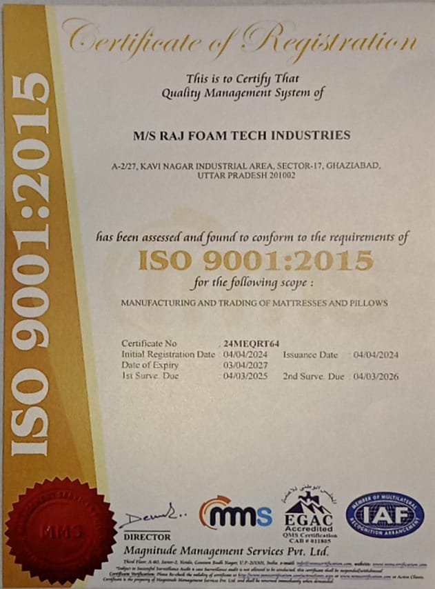 ISO 2015 Certificate